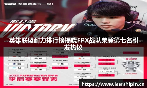 英雄联盟耐力排行榜揭晓FPX战队荣登第七名引发热议